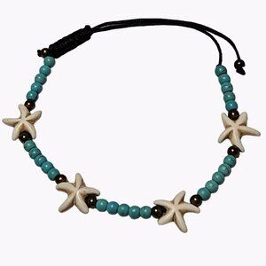 Boho Beach Starfish Bead Rope Bracelet Ocean Vacation Fashion Jewelry Women